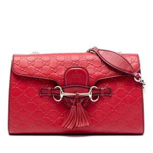 Emily Chain Flap Bag Guccissima Leather #250595G74B